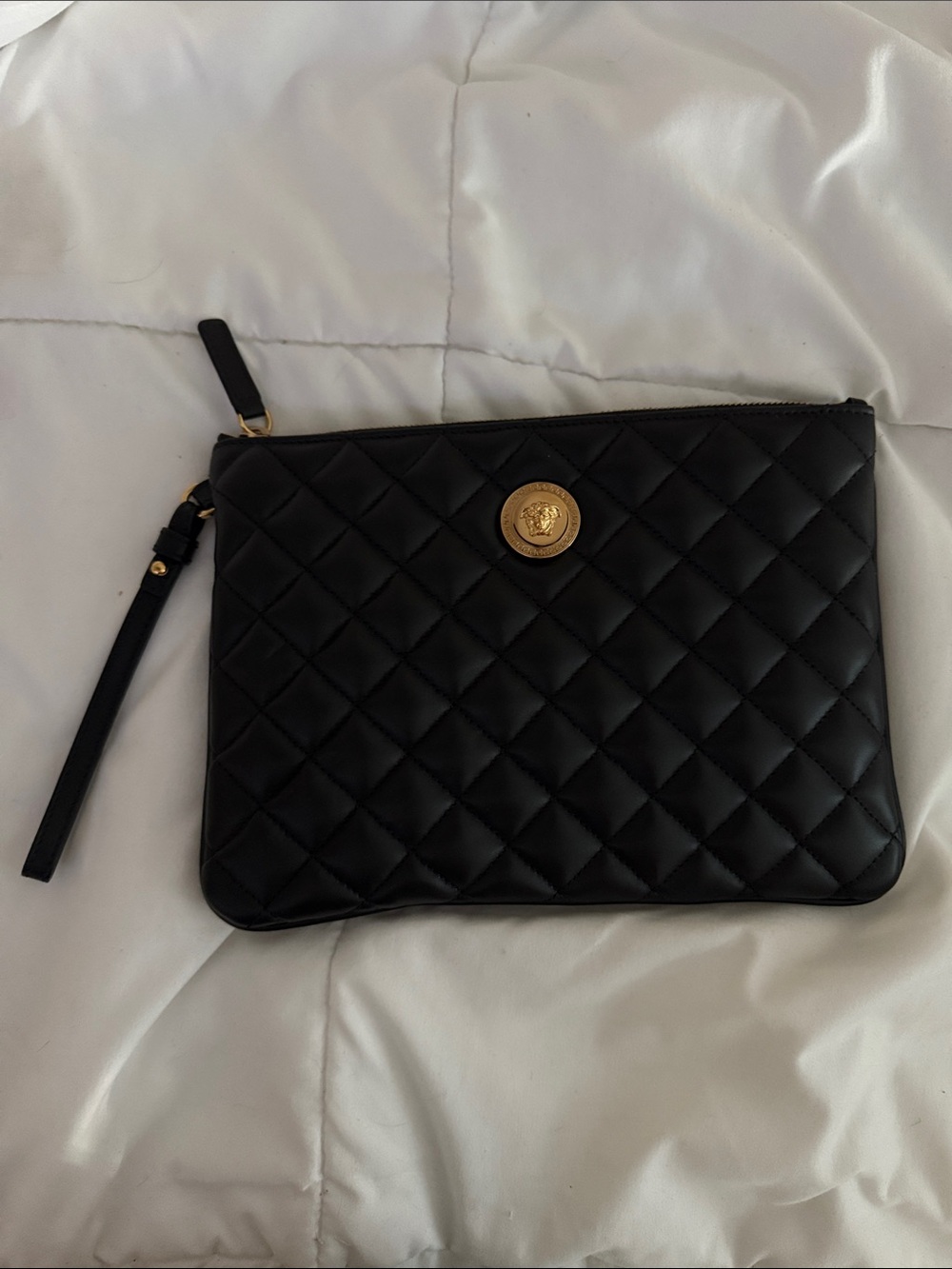Versace Quilted Messenger